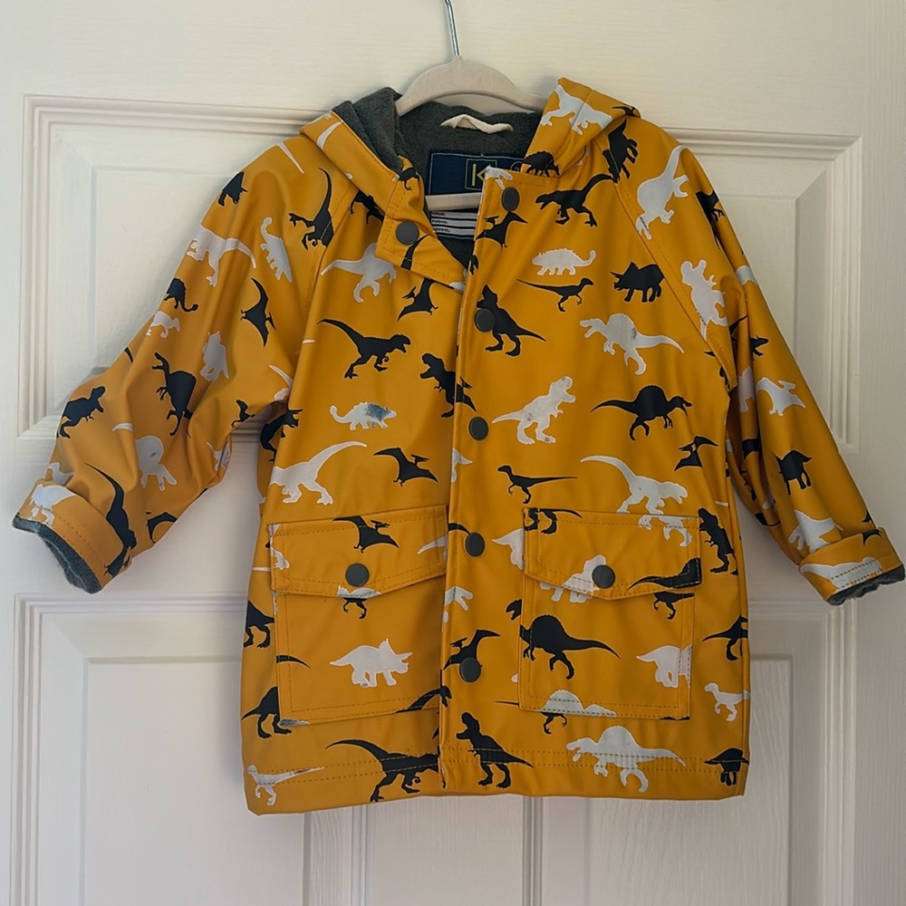 Boys Korango Dinosaur Raincoat 2Y